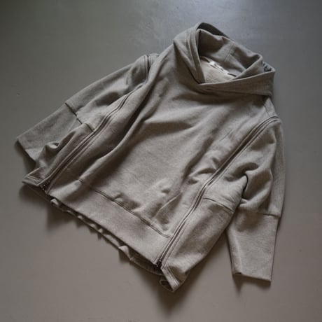 NAKAGAMI　ナカガミ　2WAYデザインパーカー　M0121A0037　GRAY