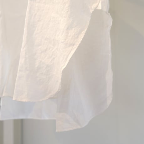 suzuki takayuki　  long shirt　white　T002-01