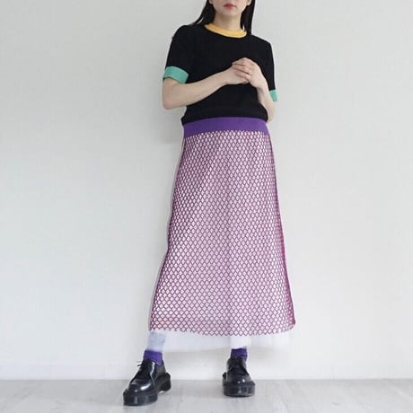 THOMAS MAGPIE　meshed over skirt【2232611】