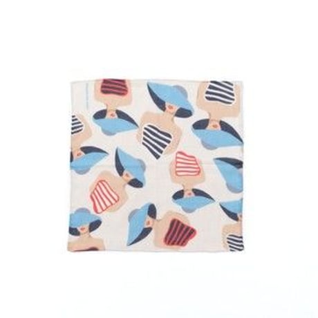 YARN&COPPER   Double gaze Organic cotton 　'Swimsuits' ハンカチ