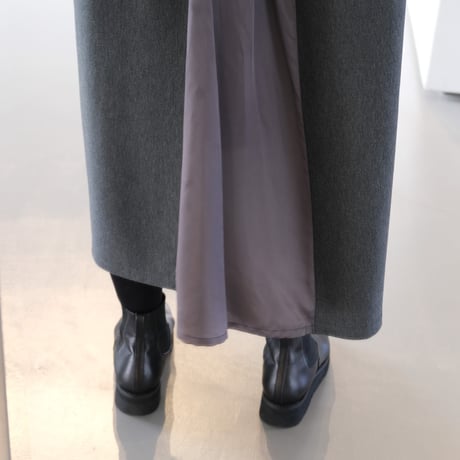 NAKAGAMI　 ASYMMETRY ONEPIECE　 CHARCOAL