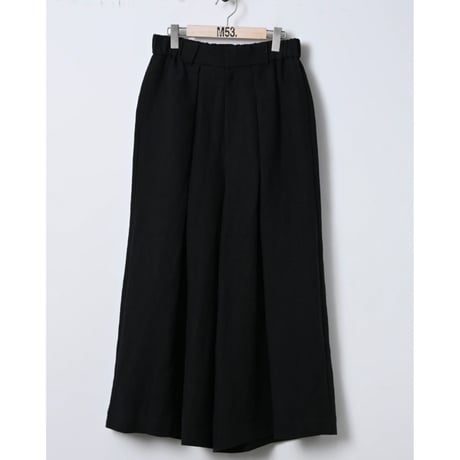 M53. BELTED SUPER WIDE PANTS (LINEN)