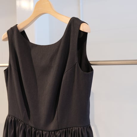SINME　ブラックドレス ロング　SS14-03