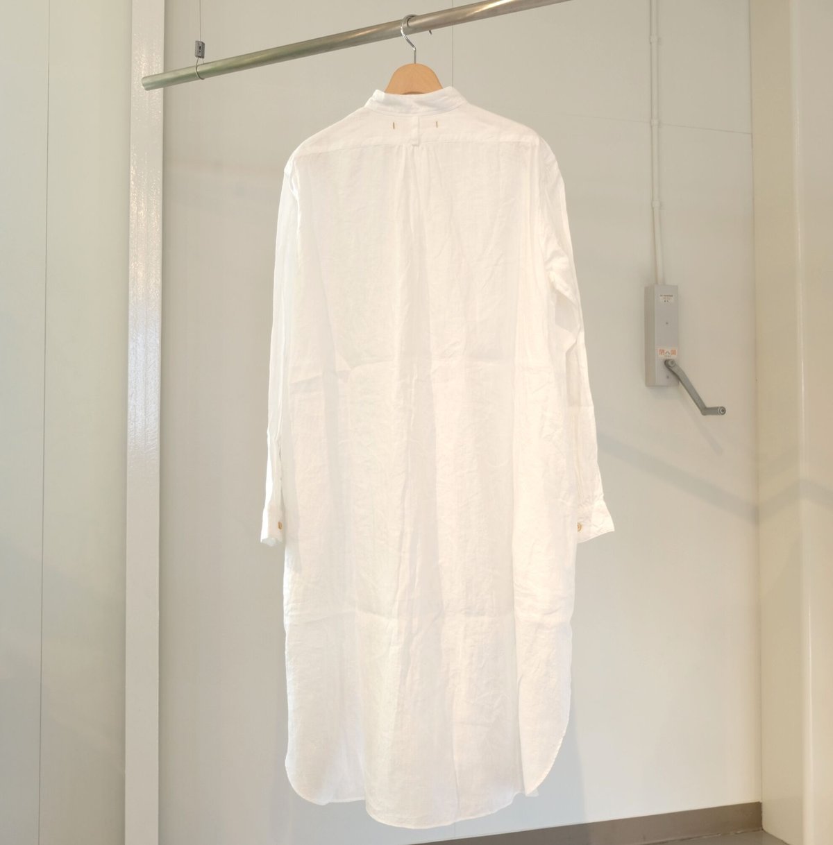 suzuki takayuki long shirt white T002-01 | geep
