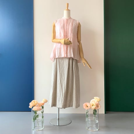 suzukitakayuki      band‐sleeve blouse 　pink
