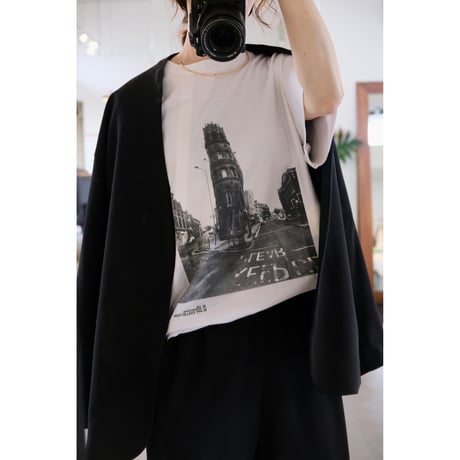 SINME  ノーカラージャケット  SS16-06   ブラック