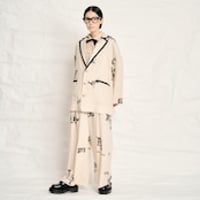 Thomas Magpie C/Linen PRINT jacket  2252211