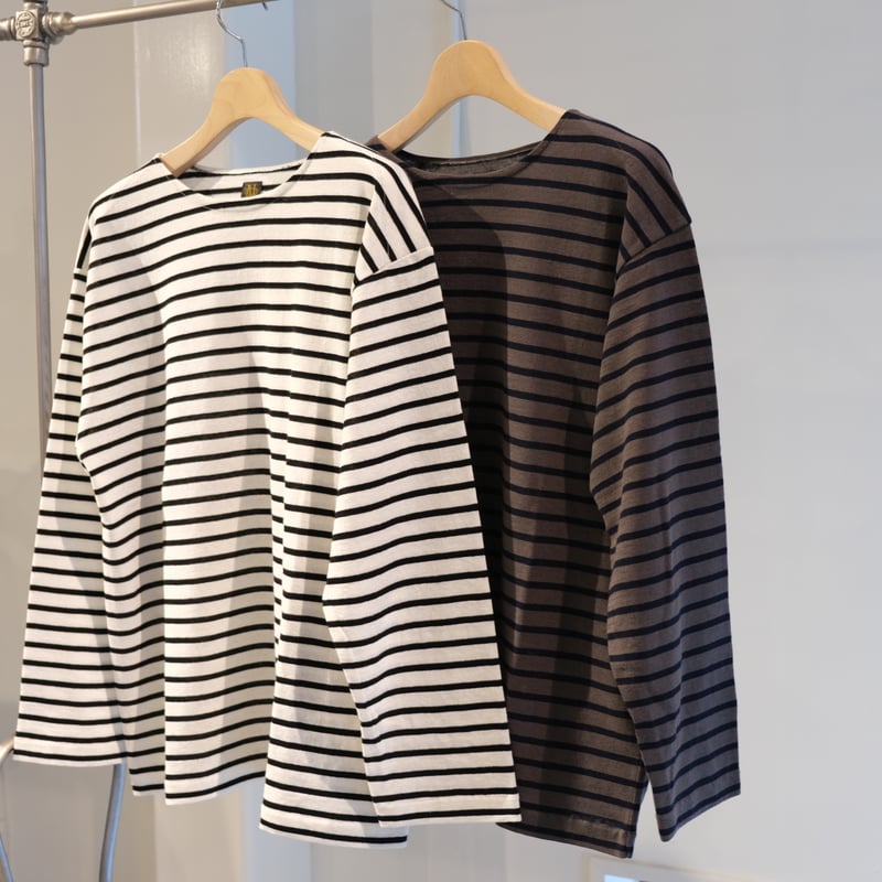 ご*ゅ様 BATONER Men Normandy Linen Basque S BATONER / バトナー】NORMANDY LINEN BASQUE SHIRT BN-25SM -065