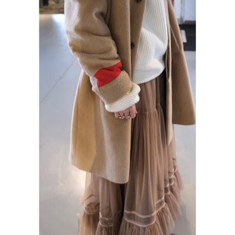 Thomas magpie angora shaggy coat   camel
