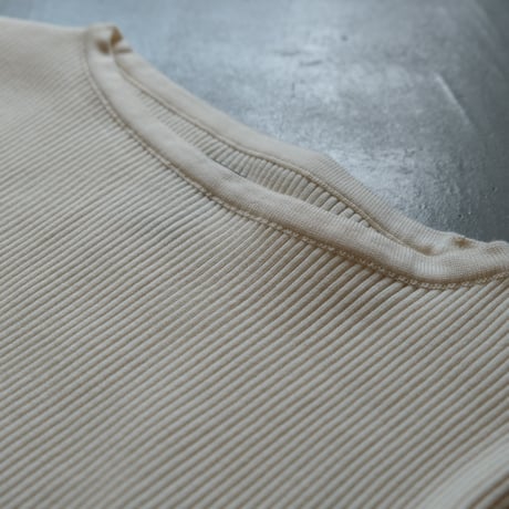 BATONER　SUVINGOLD RIB BOAT NECK PULLOVER   BN-21FL-005