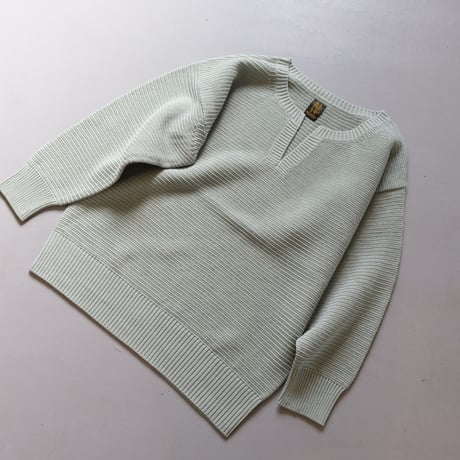BATONER　Women THE SUMMER KNIT KEY NECK　BN-22SL-021
