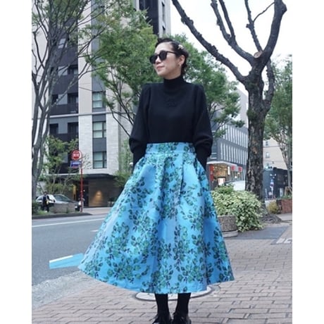 THOMAS MAGPIE　flower jacquared skirt【2241604】