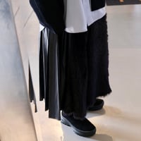 NAKAGAMI   ファー切替プリーツスカート