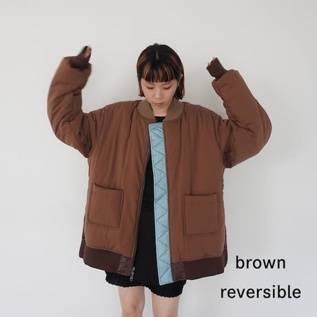 THOMAS MAGPIE  p / taffeta MA1 blouson (reversible)【2233502】