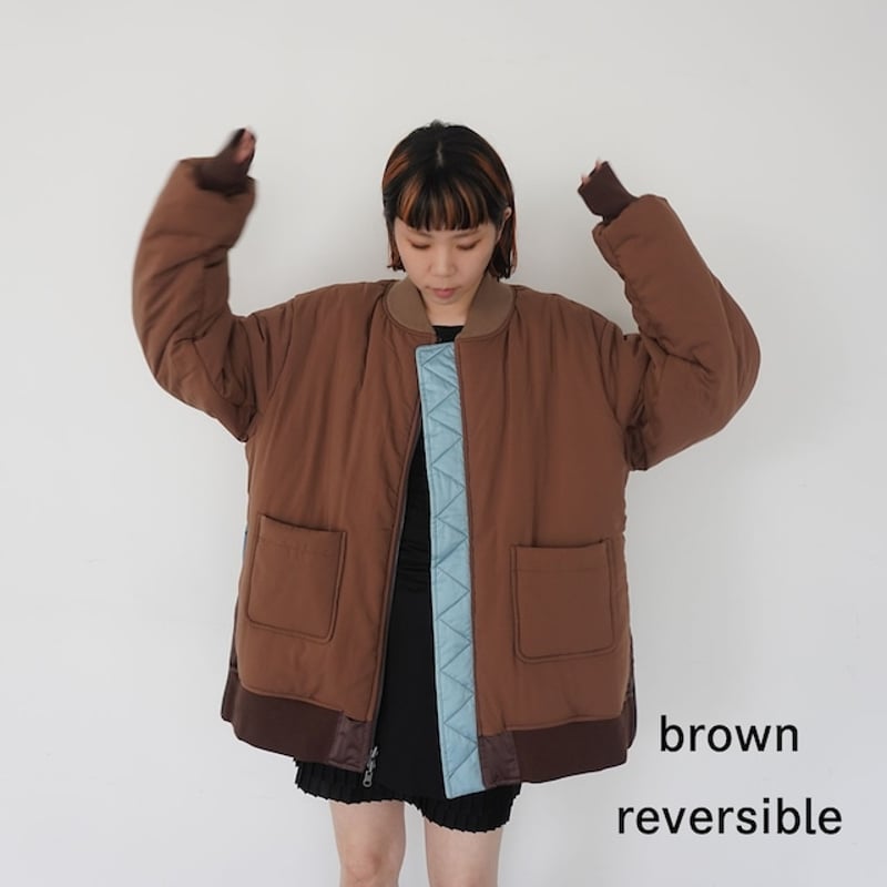 THOMAS MAGPIE p / taffeta MA1 blouson (reversi