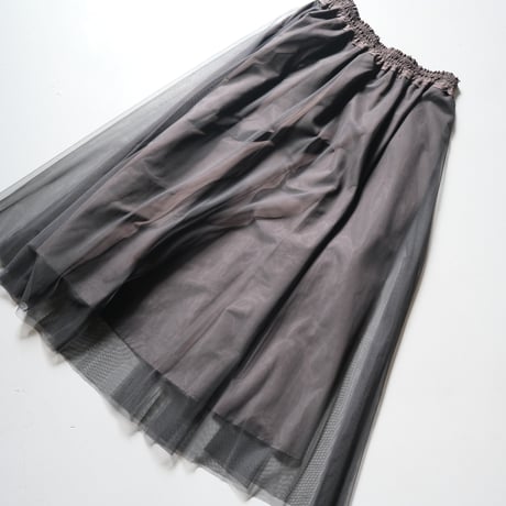 THOMAS MAGPIE　tulle print skirt　2234613