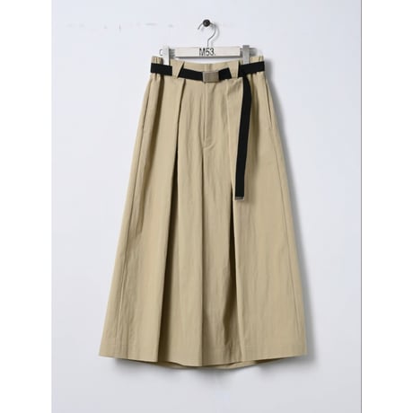 M53. BELTED SUPER WIDE PANTS (CINO)
