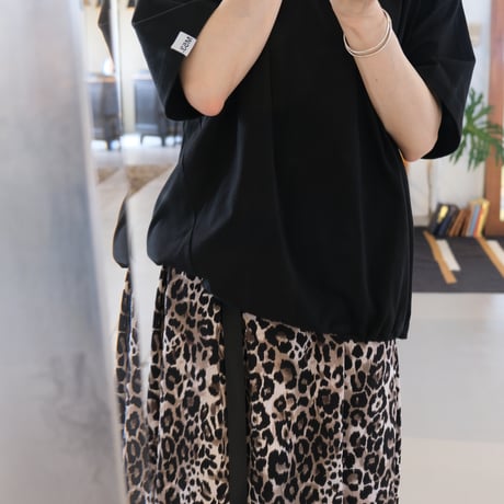 M53. TWIST DRAW CORD T-SHIRT