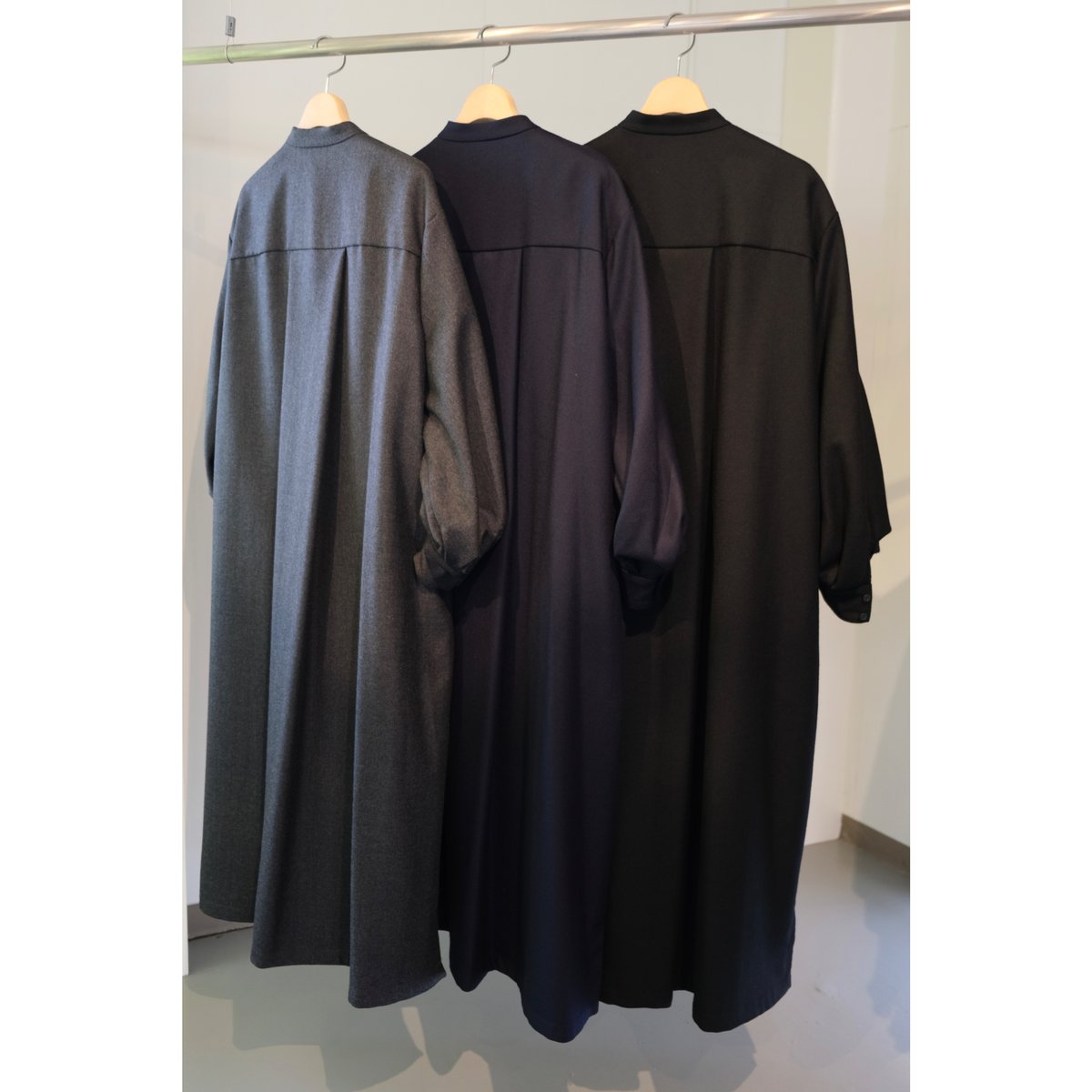 シンメ sinme ニットワンピース 黒 ウール fit=scale-down,w=1200