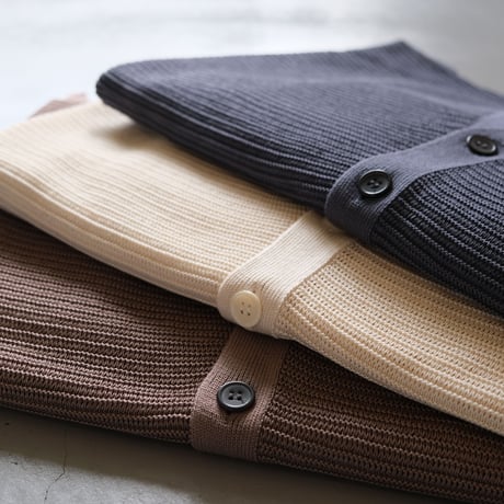 BATONER　Men THE SUMMER KNIT CARDIGAN　BN-22SM-036