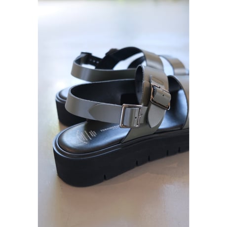 BEAUTIFUL SHOES｜ S.S.BELT SANDALS ｜ GLOXI CUT SOLE ｜ KHAKI