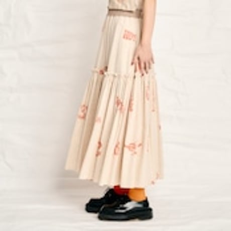 Thomas Magpie C/Linen PRINT skirt  2252610