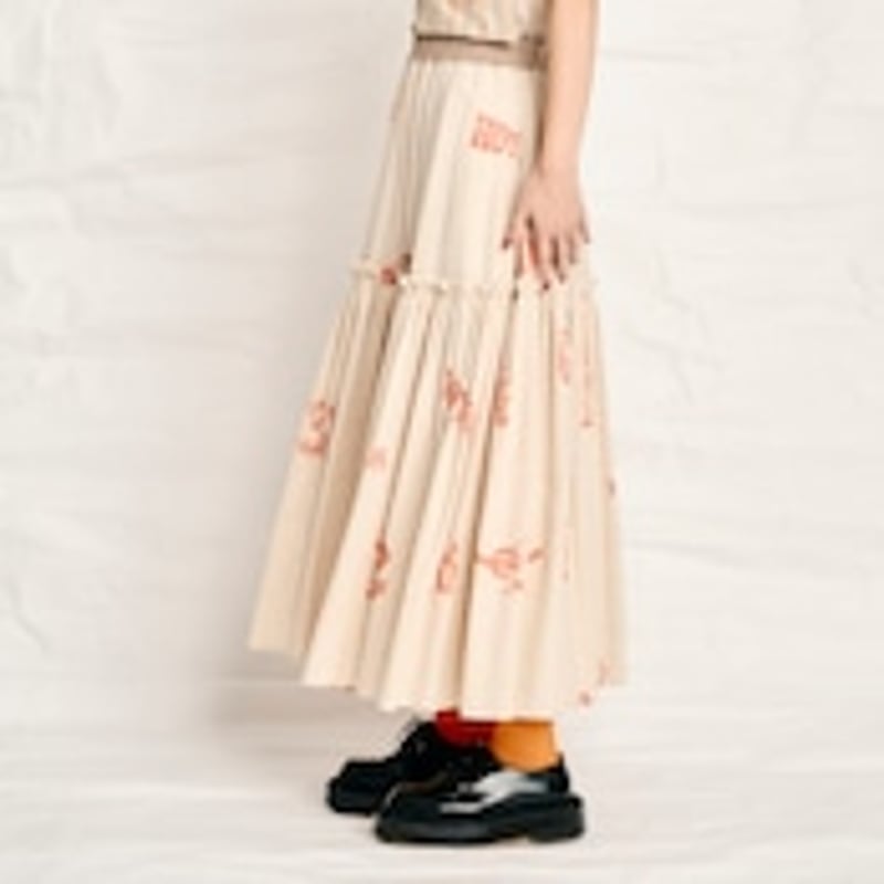 Thomas Magpie C/Linen PRINT skirt 2252610 | geep