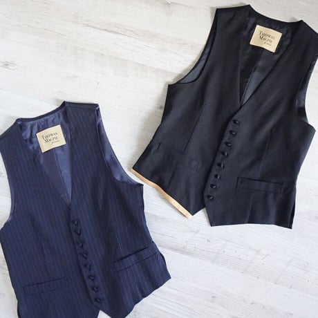 THOMAS MAGPIE　linen vest【2232207】
