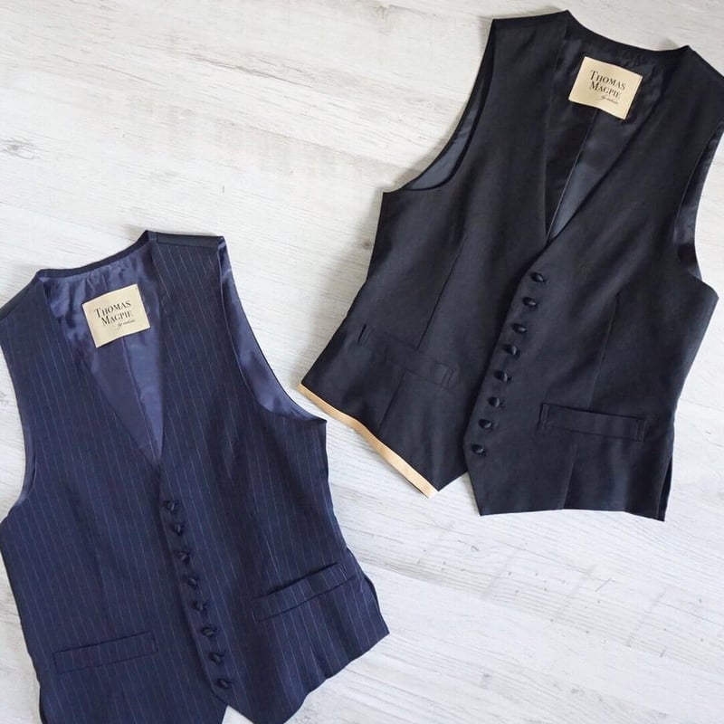 THOMAS MAGPIE linen vest【2232207】 | geep
