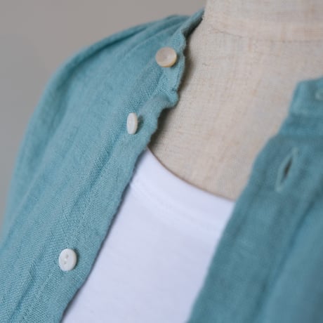 suzuki takayuki　　over blouse　　S211-15     spray green