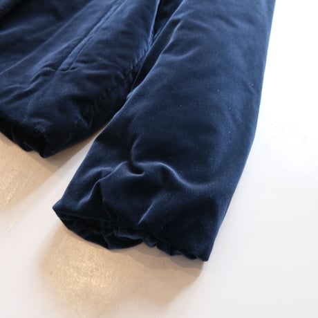 SINME　 ベルベットブルゾン　NAVY　S21AW-09
