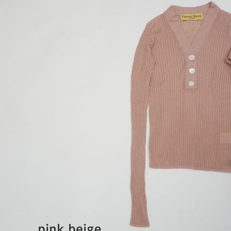 THOMAS MAGPIE　rib top【2231704】