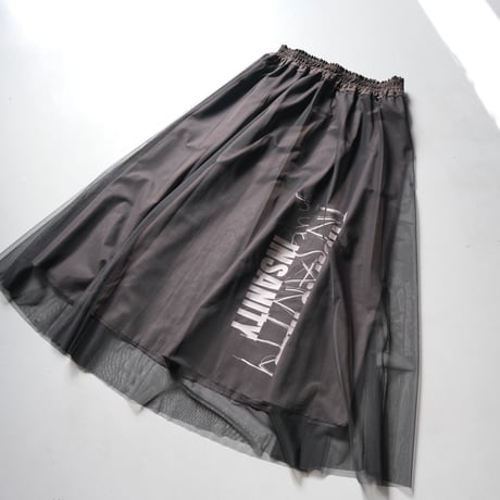 THOMAS MAGPIE　tulle print skirt　2234613