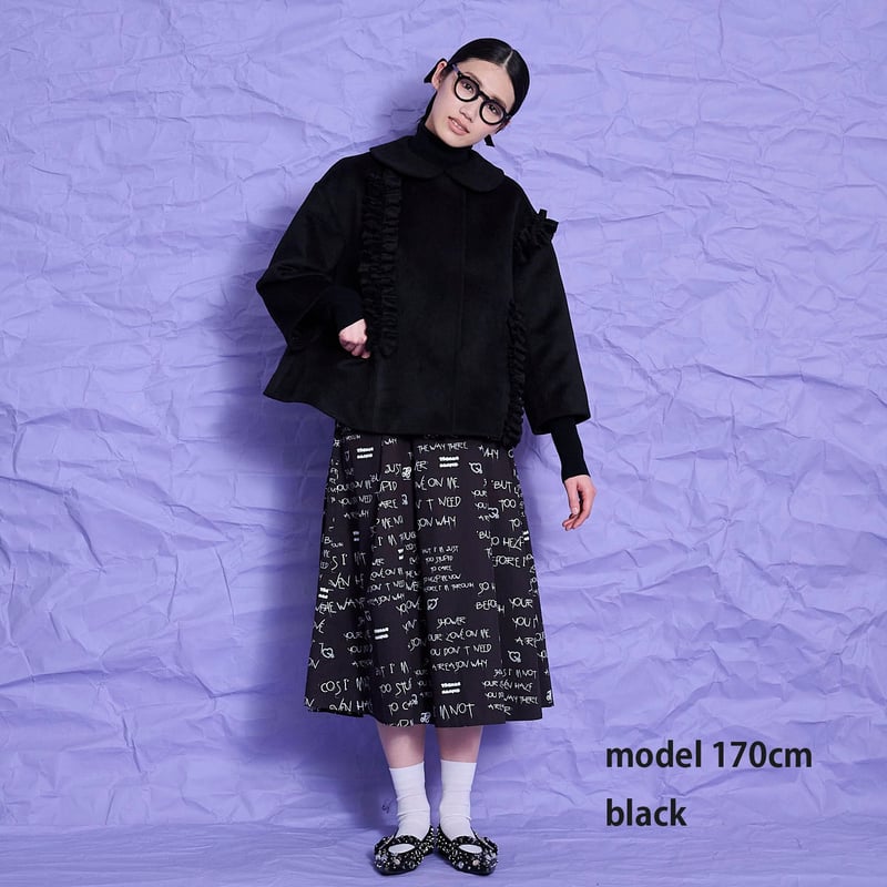 Thomas magpie melton short coat | geep