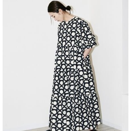THOMAS MAGPIE　original printed dress【2232406】