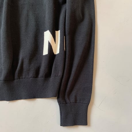 Thomas magpie   logo cardigan【2211702】