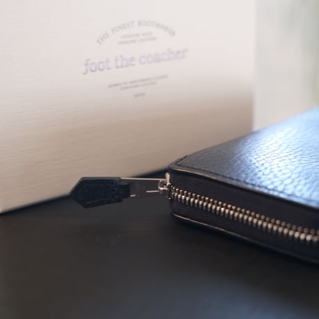 foot the coacher   SHORT ZIP WALLET    FTA1712008   BLACK/WHITE