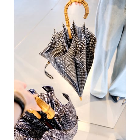 bonbon store ニューベーシック長傘 ／ ドローイングチェック