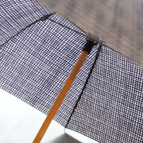 bonbonstore   ニューベーシック長傘　ドローイングチェック（ネイビー）