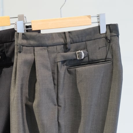BATONER　Men SUMMER MOHAIR 2TUCK PANTS BN-24SM-012