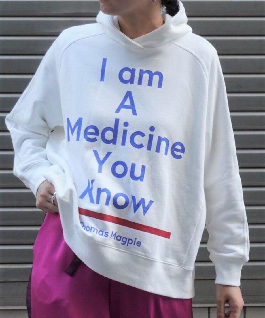 THOMAS MAGPIE hood sweat I am…【2213807】 | geep