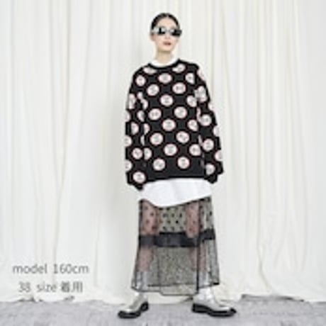 THOMAS MAGPIE　Paisley×Spangle Tulle skirt　2253604