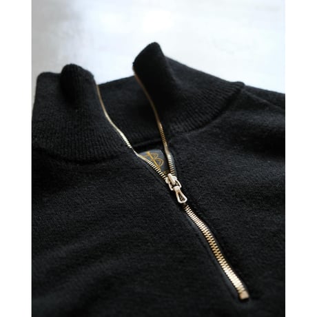 BATONER  Men BACKLOOP CAMEL HALF ZIP