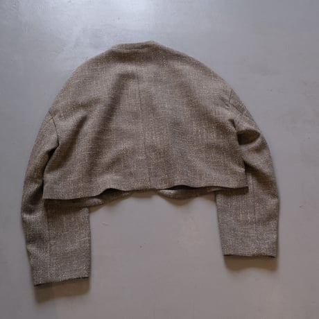 SINME　ノーカラージャケット ミックス　S23AW-11