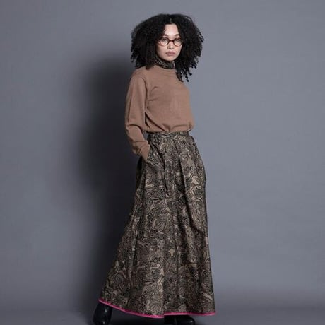 THOMAS MAGPIE   zentangle print long skirt【2213602】