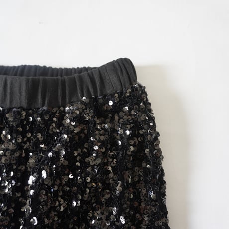 THOMAS MAGPIE　sequins skirt black 38【2233607】
