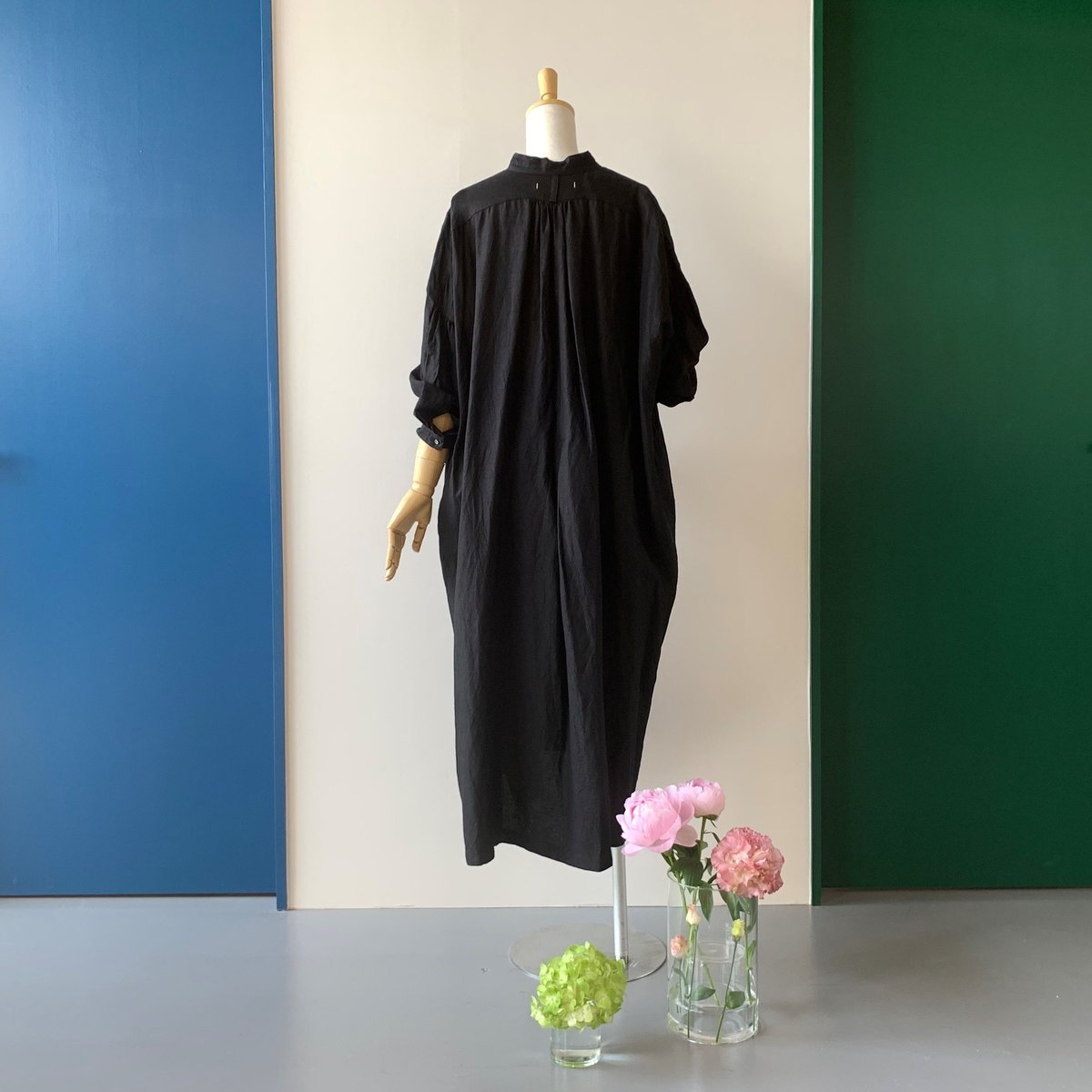 suzuki takayuki peasant dress ペザントドレス　黒 別注】suzuki takayuki peasant dress（スズキタカユキ ペザント