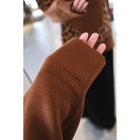 Thomas magpie    reopard crewneck kint