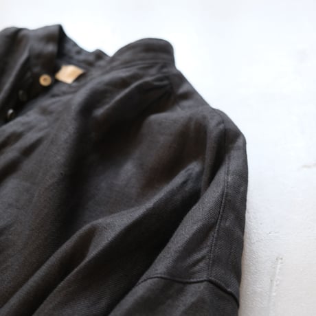 suzuki takayuki　peasant dress　khaki/black　A221-15