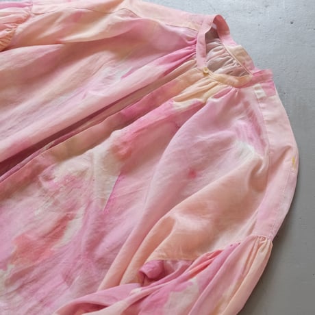 suzuki takayuki × Coci la elle     puff-sleeve blouse  / magnolia　B231-01